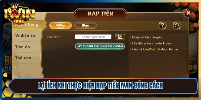 Lợi ích khi thực hiện nạp tiền iWin đúng cách
